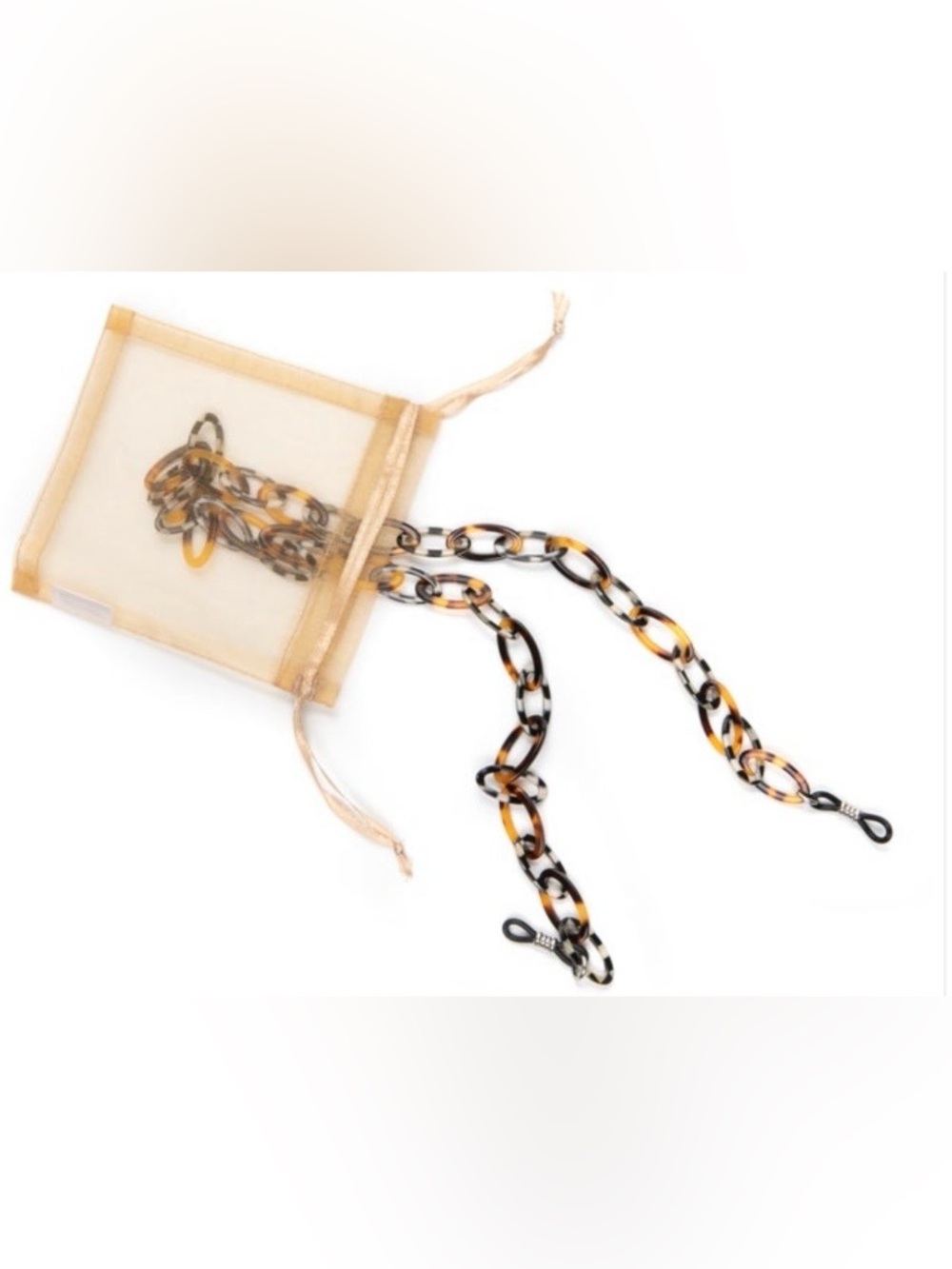 MacKenzie-Childs Courtly Check Eyeglasses Chain 28” Long